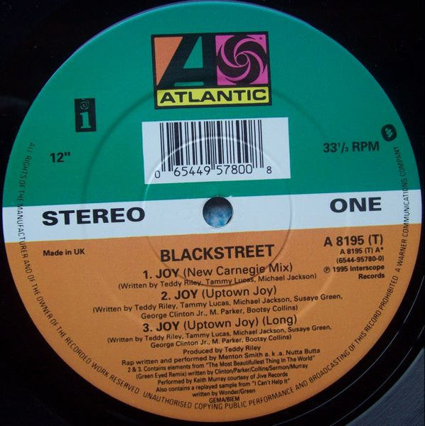 Blackstreet : Joy (12")