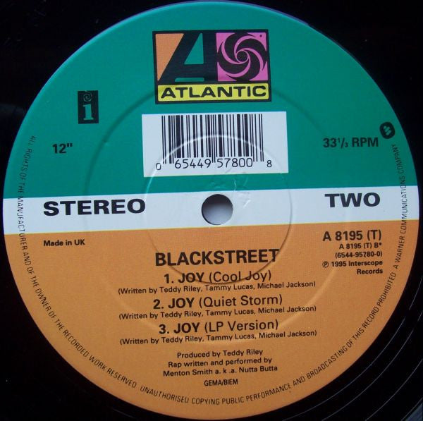 Blackstreet : Joy (12")