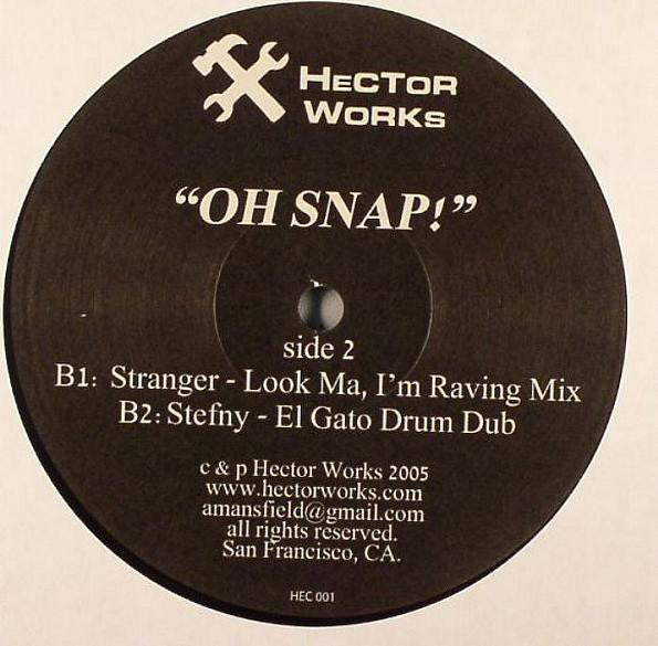 Nick Chacona & Anthony Mansfield : Oh Snap! (12")