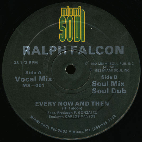 Ralph Falcon : Every Now And Then (12")