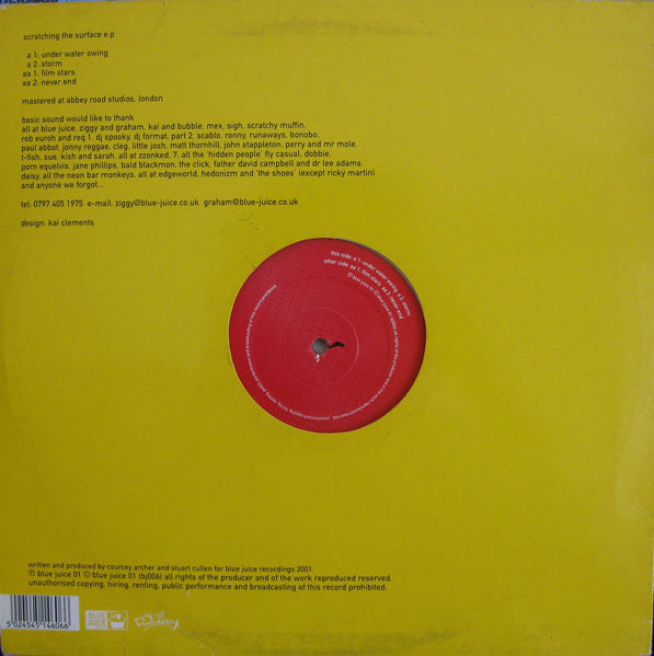 Basic Sound : Scratching The Surface E.P (12", EP)