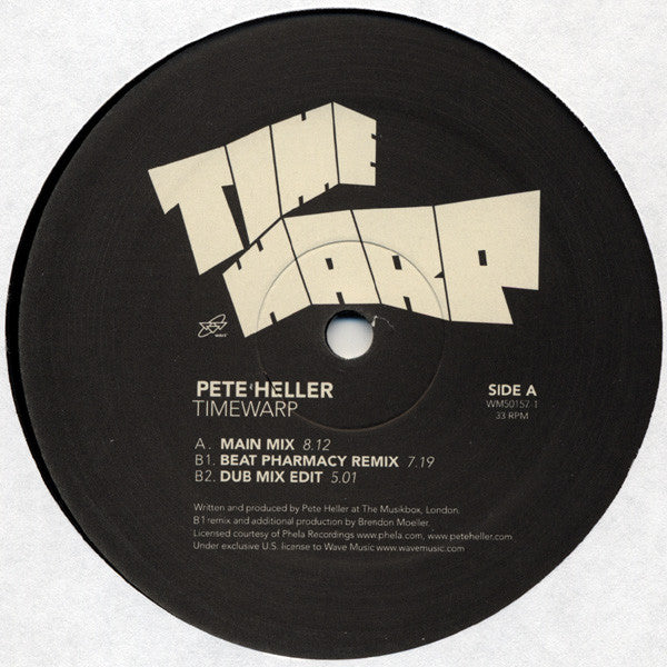 Pete Heller : Timewarp (12")