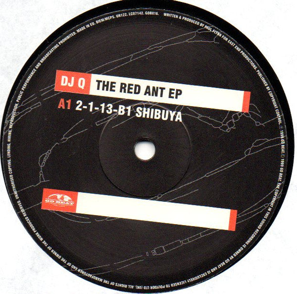 DJ Q : The Red Ant EP (12", EP)