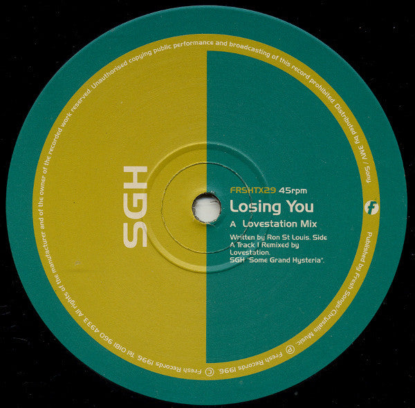 SGH : Losing You (12")