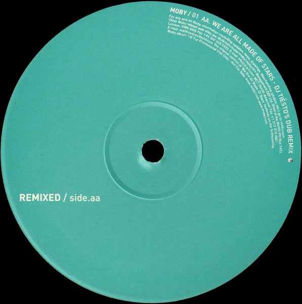 Moby : We Are All Made Of Stars (Remixed) (12", Single, Promo)