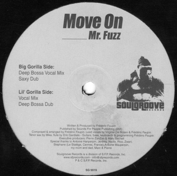 Mr. Fuzz : Move On (12")