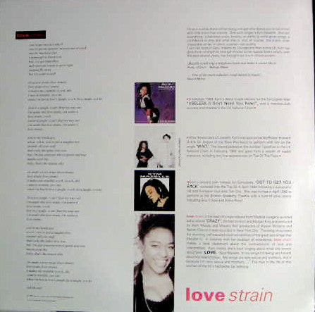 Kym Mazelle : Love Strain (12", Promo)