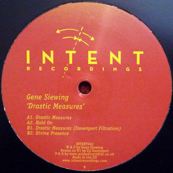 Gene Siewing : Drastic Measures (12")