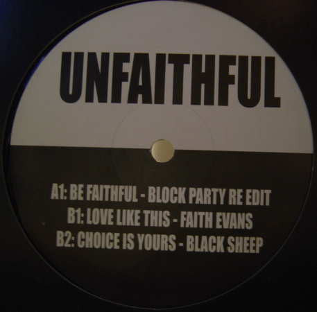 Various : Unfaithful (12", Unofficial)