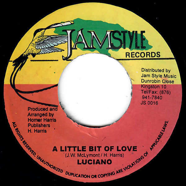 Luciano (2) : A Little Bit Of Love (7", Single)