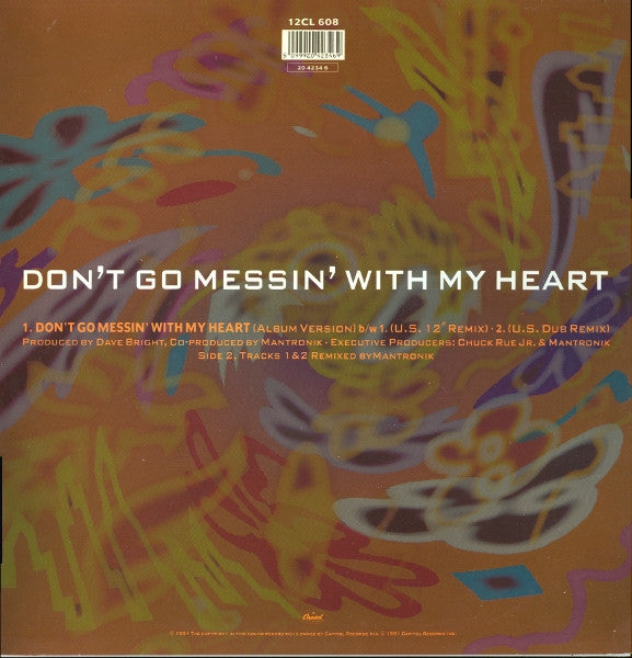 Mantronix : Don't Go Messin' With My Heart (12", Single)