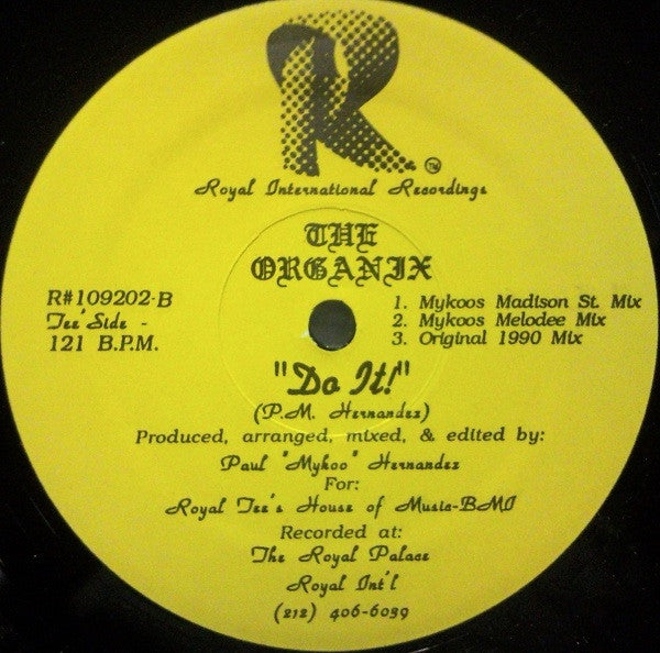 The Organix : We're All Dancin'! / Do It! (12")