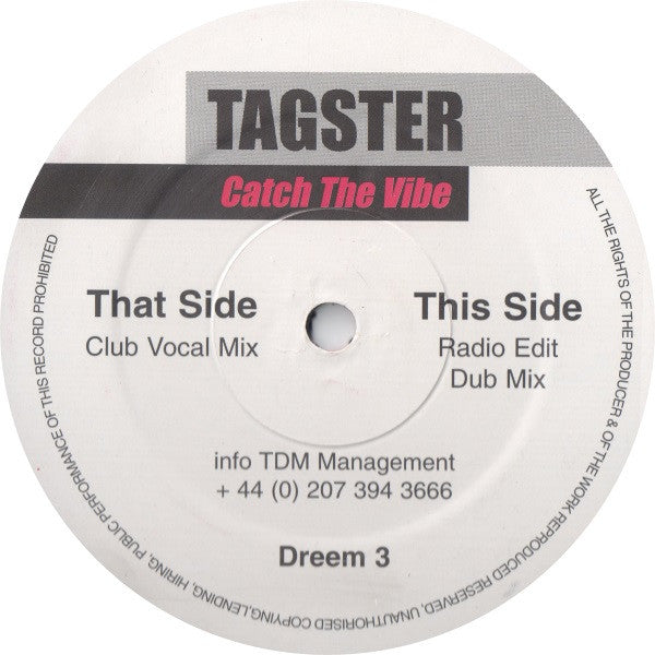 Tagster : Catch The Vibe (12")