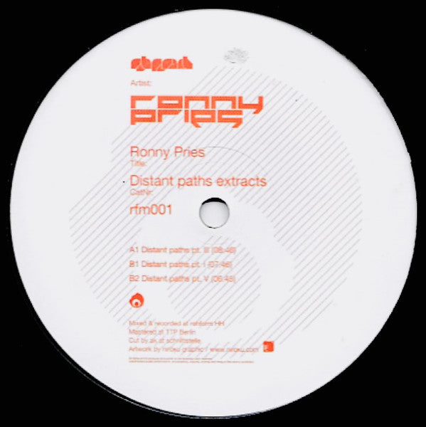 Ronny Pries : Distant Paths Extracts (12")