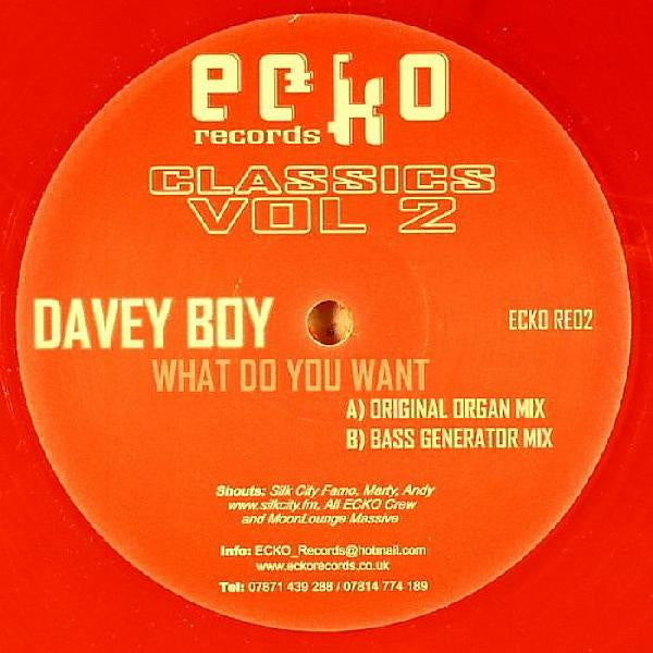 Davey Boy : Ecko Classics Vol. 2 (12")
