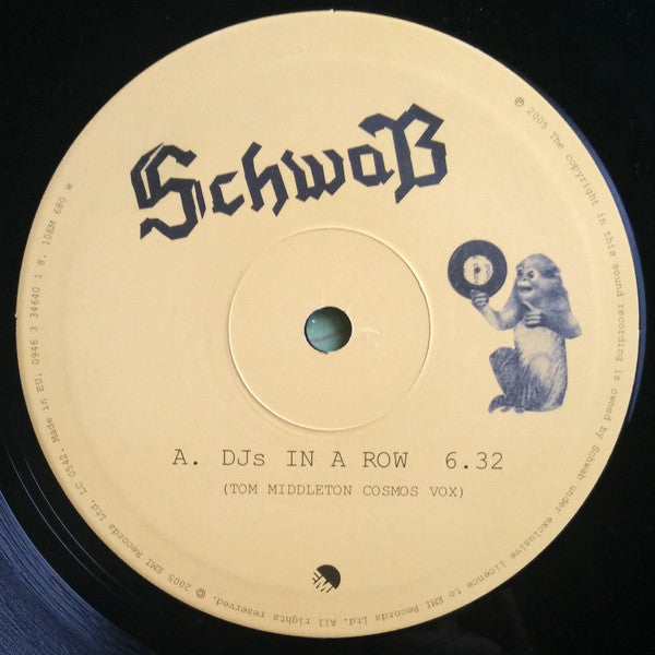 SchwaB : DJs In A Row (10", Single)
