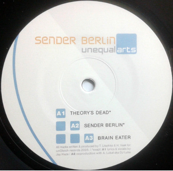 Sender Berlin : Unequal Arts (12", EP, Smplr)