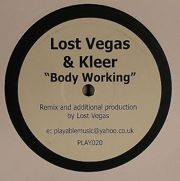 Lost Vegas & Kleeer : Body Working (12", S/Sided, Unofficial)