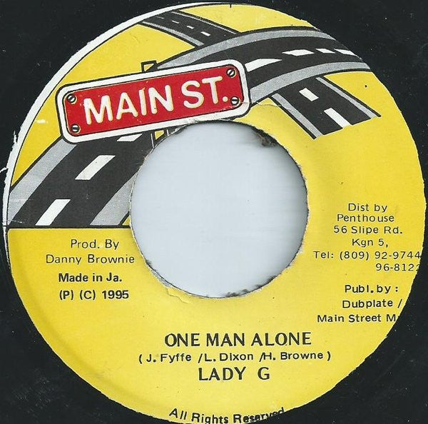 Lady G : One Man Alone (7")