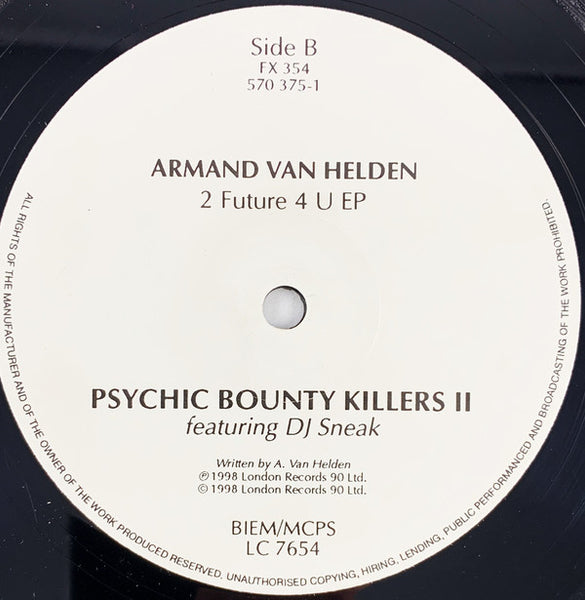 Armand Van Helden : 2 Future 4 U EP (2x12", EP)