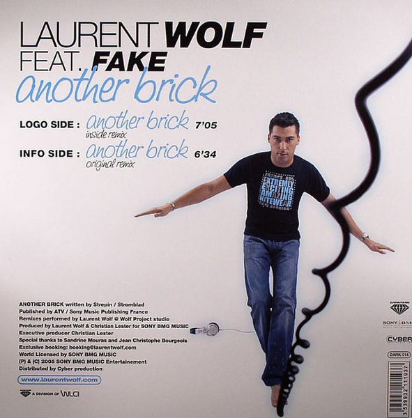 Laurent Wolf Feat. Fake : Another Brick (12", Maxi)