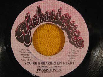 Frankie Paul : You're Breaking My Heart (7")
