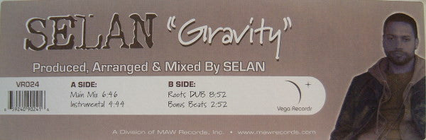 Selan : Gravity (12")