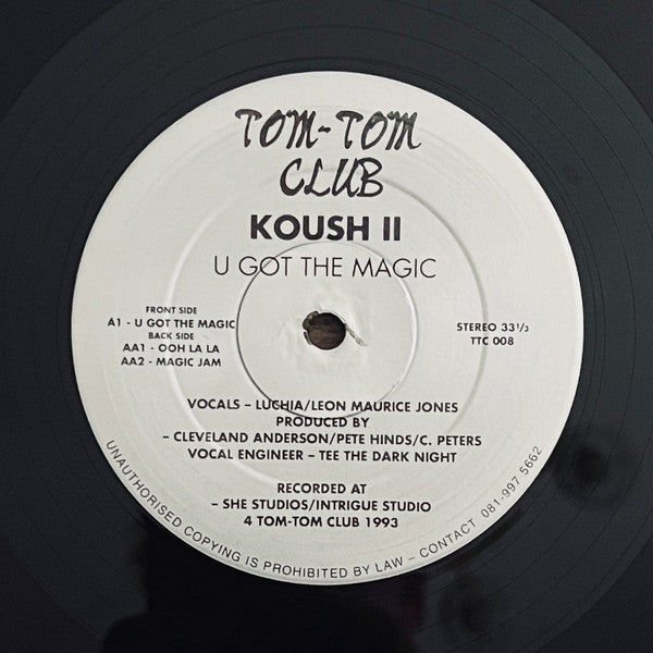 Koush (3) : U Got The Magic (12")