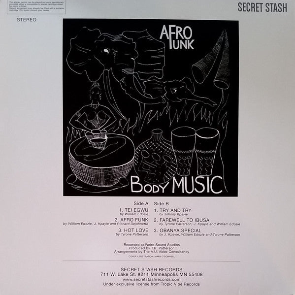 Afro Funk : Body Music (LP, Album, RE)