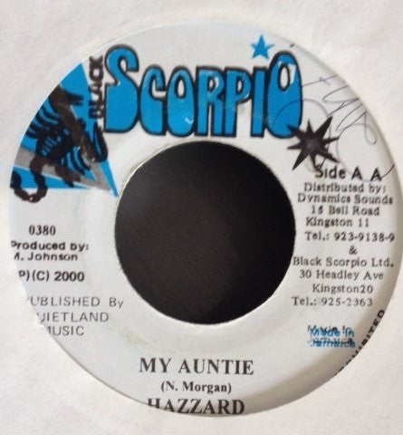 Admiral Bailey / Hazzard* : Mouth Clean / My Auntie (7")