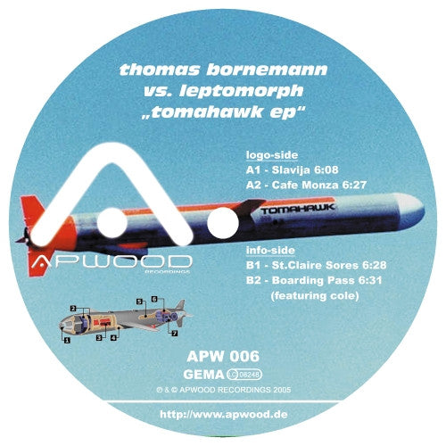 Thomas Bornemann vs  Leptomorph : Tomahawk EP (LP, EP)