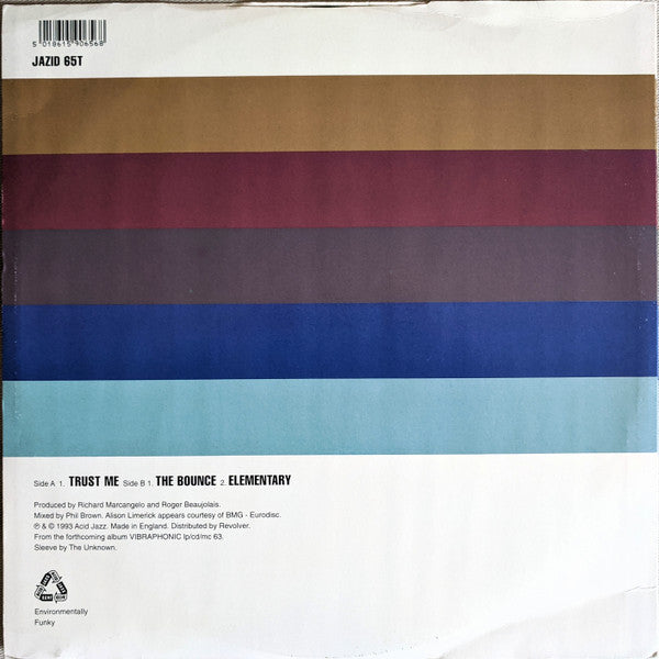 Vibraphonic Featuring Alison Limerick : Trust Me (12")