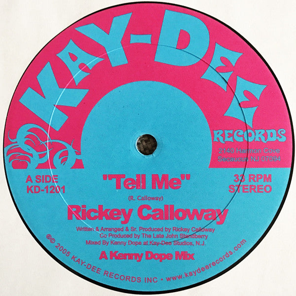 Rickey Calloway : Tell Me (12")