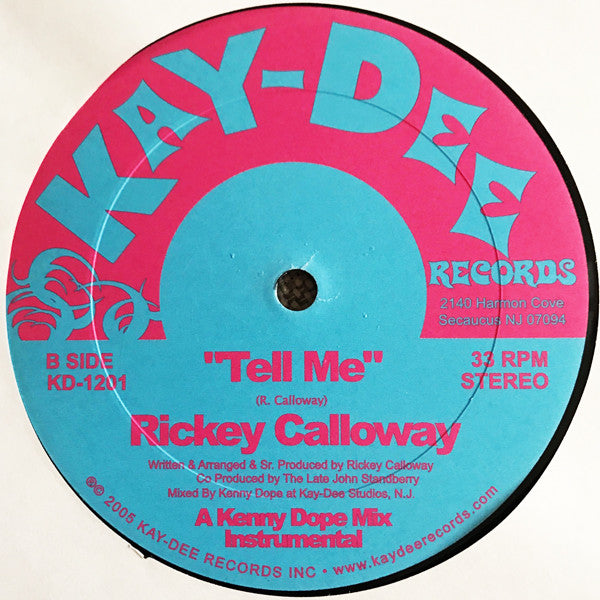 Rickey Calloway : Tell Me (12")