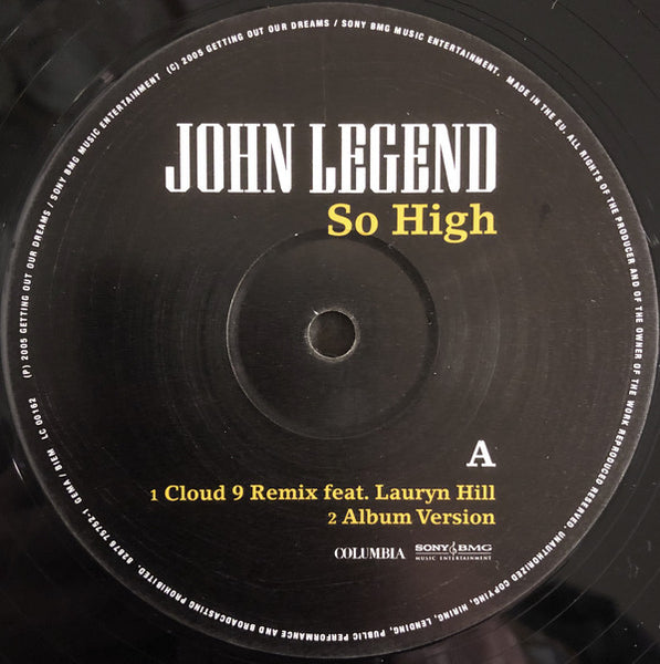 John Legend : So High (12")