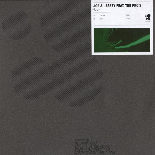 Joe & Jessey Feat. The Pro's : 130 (12")