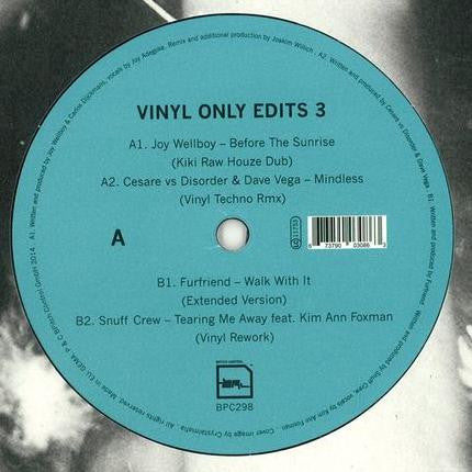 Various : Vinyl Only Edits 3 (12")