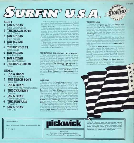 Various : Surfin' U.S.A. (LP, Comp)