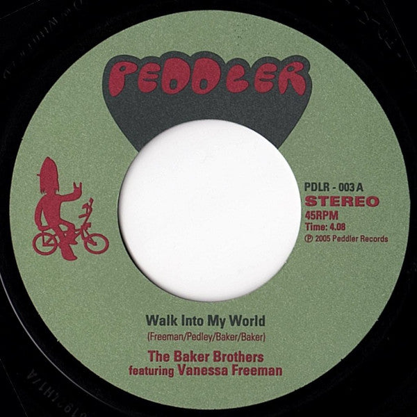 The Baker Brothers : Walk Into My World / Ponky Wockett's Revenge (7")