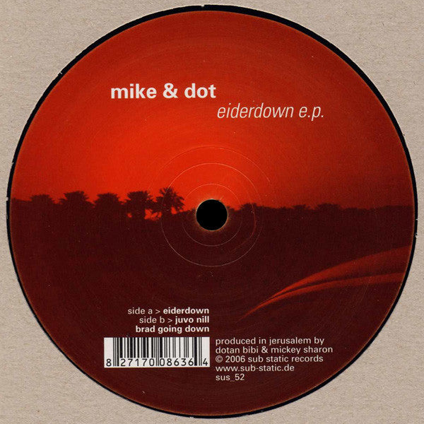 Mike* & Dot* : Eiderdown E.P. (12", EP)