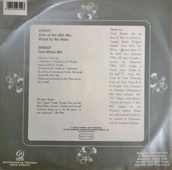 DJ Scott's Outer Rhythm* : Energy The Remixes (12")