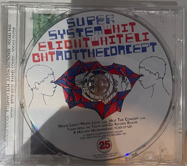 Supersystem : White Light / White Light (CD, Single, Promo)