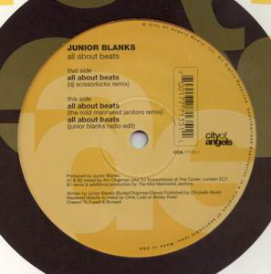 Junior Blanks : All About Beats (12")