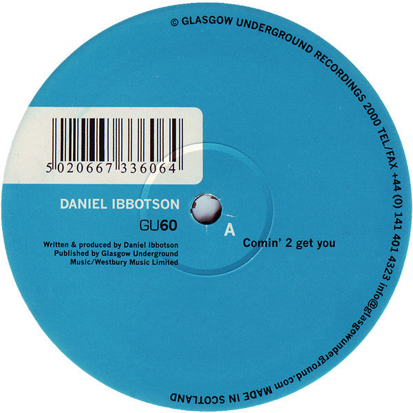 Daniel Ibbotson : Comin' 2 Get You (12")