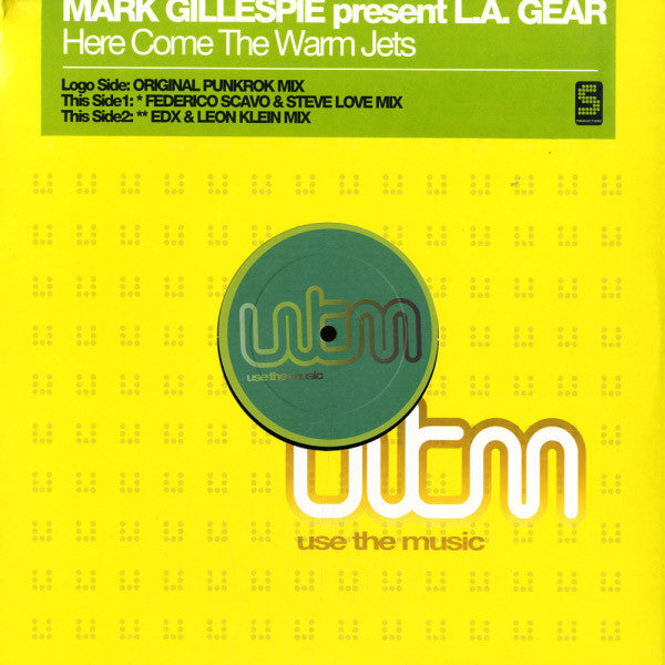 Mark Gillespie Present L.A. Gear : Here Come The Warm Jets (12")