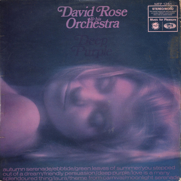 David Rose & His Orchestra : Deep Purple (LP, RE)