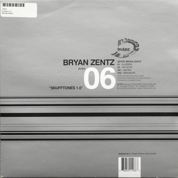 Bryan Zentz : Skufftones 1.0 (12")