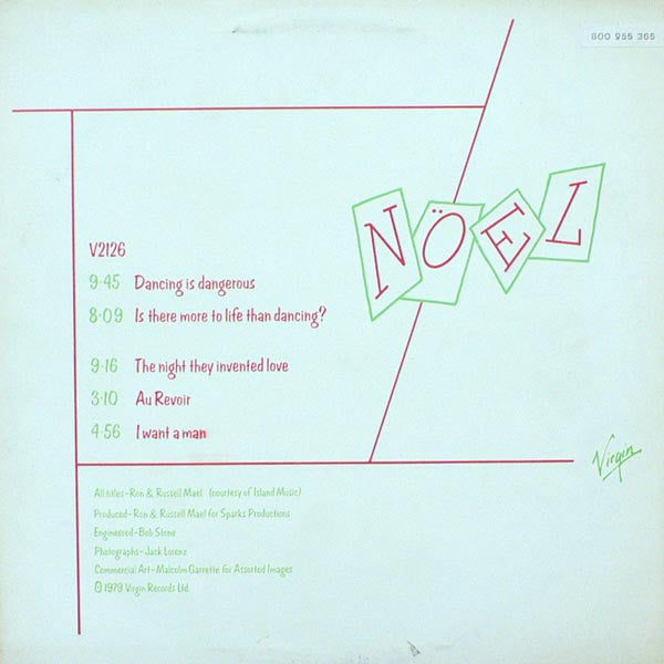 Nöel* : Is There More To Life Than Dancing? (LP, Album, Pic)