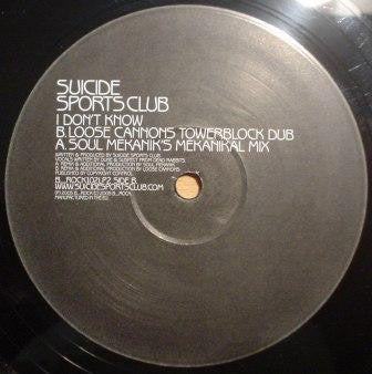 Suicide Sports Club : I Don't Know (12", EP)