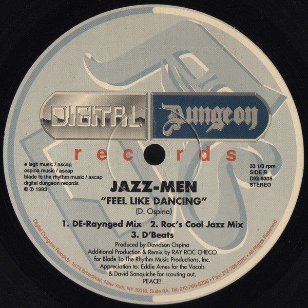 Jazz-Men : Feel Like Dancing (12")